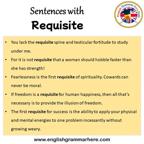 requisite in tagalog